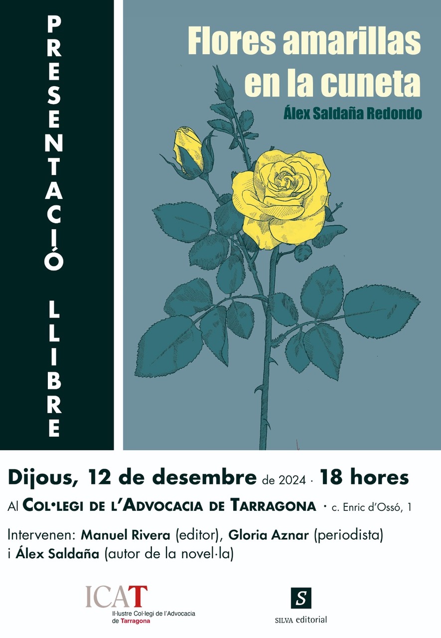 Presentació del llibre: `Flores amarillas en la cuneta` d´Àlex Saldaña Redondo