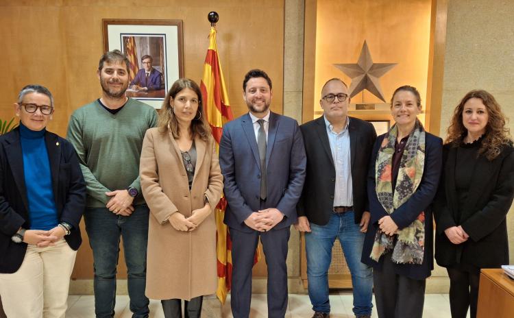 Trobada entre el degà de l´ICAT i l´alcalde de Tarragona