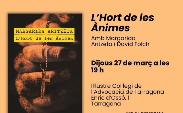 Presentació del darrer llibre de l´escriptora vallenca Margarida Aritzeta, `L´Hort de les Ànimes`