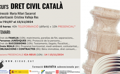 2ona edició del Curs pràctic Dret Civil Català 2024