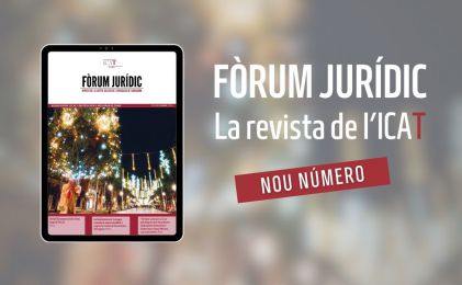 Publicat el núm. 75 del Fòrum Jurídic, la revista de l´ICAT